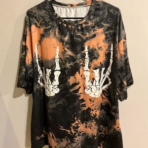 Halloween skeleton hands.